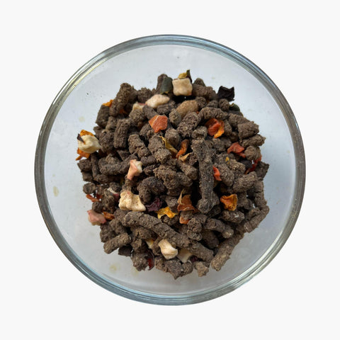 "Trockenbarf  für Hunde - Vollnahrung mit 80% Fleisch und Innereien"