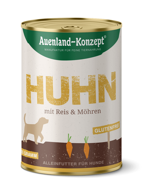 Huhn mit Reis – leicht verdauliches Nassfutter für Hunde