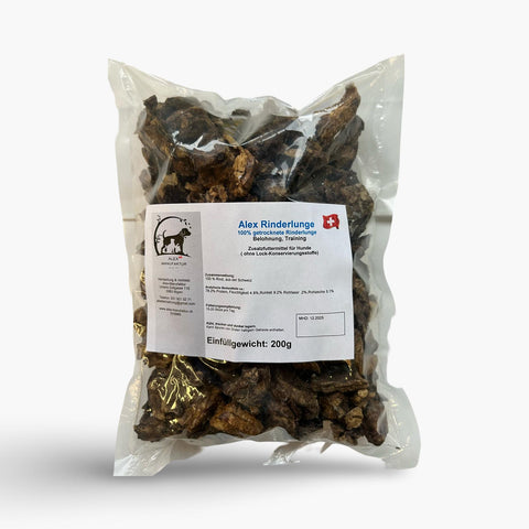 Rinderlunge Trainingssnack - natürliche Belohnung für Hunde