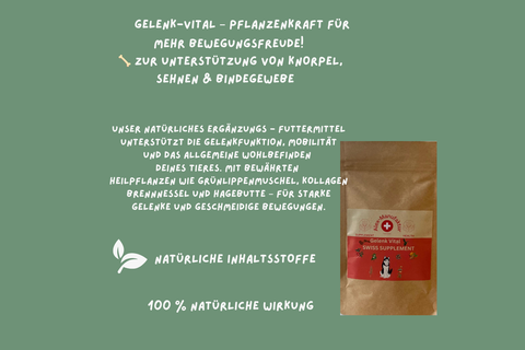 Gelenk Vital Dosierung und Anwendungshinweise – Fütterungsempfehlung von alex-manufaktur