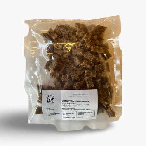 alex-manufaktur softwürfel rind – weicher hundesnack fürs training & belohnung
