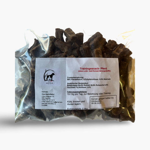 alex-manufaktur Trainingssnack pferd – hypoallergener hundesnack für effektives training