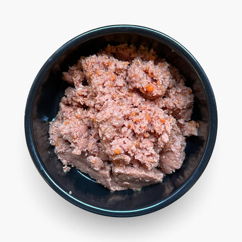 Barf Huhn-Menüe mit Fenchel & Karotten 70% Schweizer Fleisch alex-manufaktur